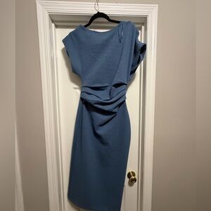 Zara Midi Blue Dress